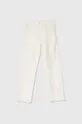 bela Otroške hlače s primesjo lanu Guess Fantovski
