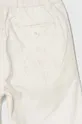 biela Detské nohavice s prímesou ľanu Guess