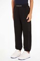 Calvin Klein Jeans spodnie dresowe dziecięce dzianina czarny IB0IB02081.PPYH