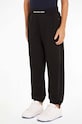 Calvin Klein Jeans spodnie dresowe dziecięce dzianina czarny IB0IB02081.PPYH