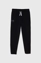 Under Armour pantaloni de trening pentru copii Boys Rival Terry tricotaj negru 1383134