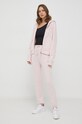 Tommy Hilfiger spodnie dresowe WW0WW38690 różowy SS24