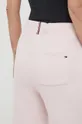 różowy Tommy Hilfiger spodnie dresowe