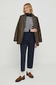 Nohavice Tommy Hilfiger WW0WW40504 tmavomodrá SS25