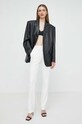 BOSS spodnie 50519599 biały SS24