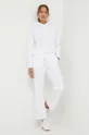 Παντελόνι φόρμας DKNY λευκό