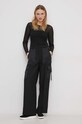 Dkny spodnie P3JKNV51 czarny SS24