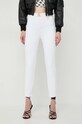 Elisabetta Franchi pantaloni PAT1441E2 alb SS24