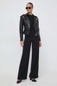 Elisabetta Franchi spodnie PA02141E2 czarny SS24