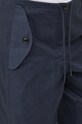 Samsoe Samsoe spodnie bawełniane CHI F23400014 granatowy