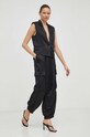 Herskind spodnie Edwin 4949985 czarny SS24