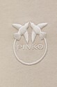 Pinko spodnie dresowe bawełniane beżowy 100371.A1N7