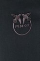 Pinko spodnie dresowe bawełniane czarny 100371.A1N7