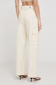 Odzież Calvin Klein Jeans spodnie J20J222607 beżowy