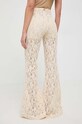Odzież Twinset spodnie 241TP2513 beżowy