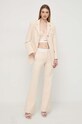 Παντελόνι Patrizia Pepe 8P0577.A375 μπεζ AA00