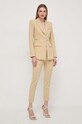 Patrizia Pepe spodnie 8P0585.A6F5 beżowy AA00