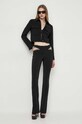 Patrizia Pepe pantaloni 8P0603.A6F5 negru AA00