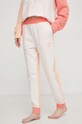 Dkny spodnie lounge wzorzyste różowy YI70002