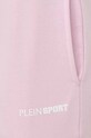PLEIN SPORT pantaloni de trening din bumbac roz SADC.WJT1853.SJO001N