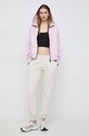 PLEIN SPORT pantaloni de trening din bumbac SADC.WJT1853.SJO001N bej SS24
