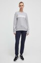 Памучен спортен панталон adidas IC6869 тъмносин SS24