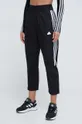 czarny adidas spodnie dresowe bawełniane TIRO Damski