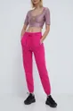 adidas by Stella McCartney spodnie dresowe różowy