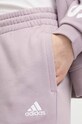 adidas pantaloni de trening din bumbac roz IS2105