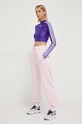 adidas pantaloni de trening IS4297 roz SS24