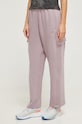 adidas spodnie dresowe dzianina fioletowy IW1216