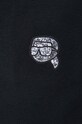 Karl Lagerfeld spodnie czarny 240W1050