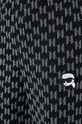 Karl Lagerfeld spodnie bawełniane czarny 240W1052
