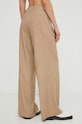 Одяг Штани з домішкою вовни Remain 5011182512 бежевий