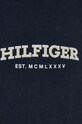 Bavlněné tepláky Tommy Hilfiger námořnická modř WW0WW41572