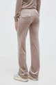 Ruházat Juicy Couture velúr melegítőnadrág JCAP180.379 bézs