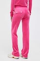 Oblečenie Velúrové tepláky Juicy Couture JCAP180.658 ružová