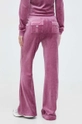 Juicy Couture pantaloni da tuta in velluto 56% Bambù, 22% Cotone, 22% Poliestere