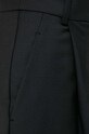 Ivy Oak pantaloni din lână negru IO115169