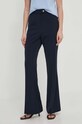 Tommy Hilfiger spodnie tkanina granatowy WW0WW42455