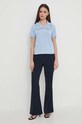 Tommy Hilfiger spodnie WW0WW42455 granatowy SS24