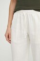 Samsoe Samsoe pantaloni din in HOYS bej F23900002