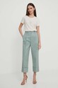 Lauren Ralph pantaloni 200871814 verde AW24