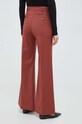 Îmbrăcăminte Weekend Max Mara pantaloni de lână 2415131081600 rosu