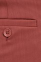 Weekend Max Mara pantaloni de lână rosu 2415131081600