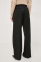 Odzież Weekend Max Mara spodnie wełniane 2415131091600 czarny