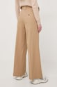 Odzież Weekend Max Mara spodnie 2415131121600 beżowy