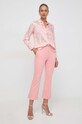 Παντελόνι Marella 2413781024200 ροζ SS24