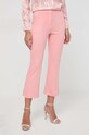 Ρούχα Παντελόνι Marella 2413781024200 ροζ