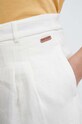 Pepe Jeans spodnie lniane MAE beżowy PL211740